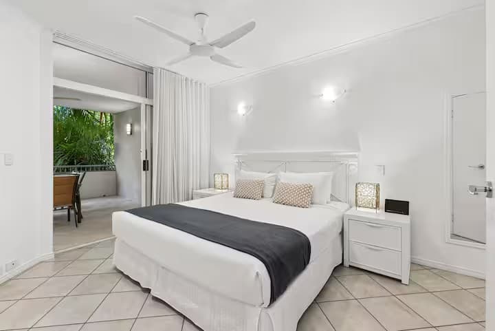 Master bedroom at The Oasis